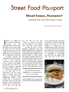 Street Food Passport